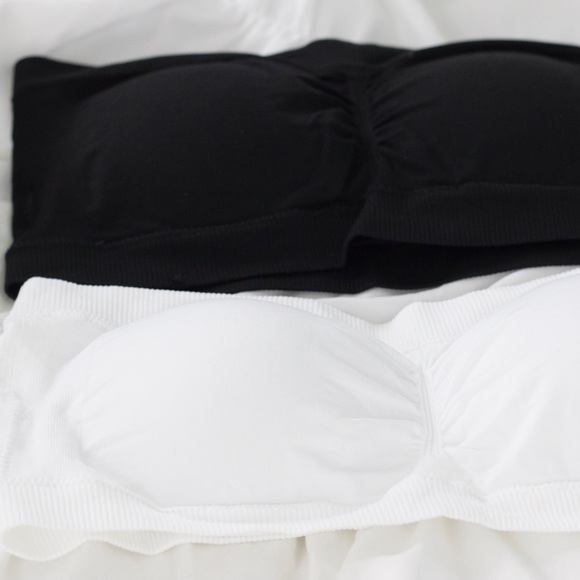 2 Pack: Padded Bandeau Bras - Picture 4 of 8